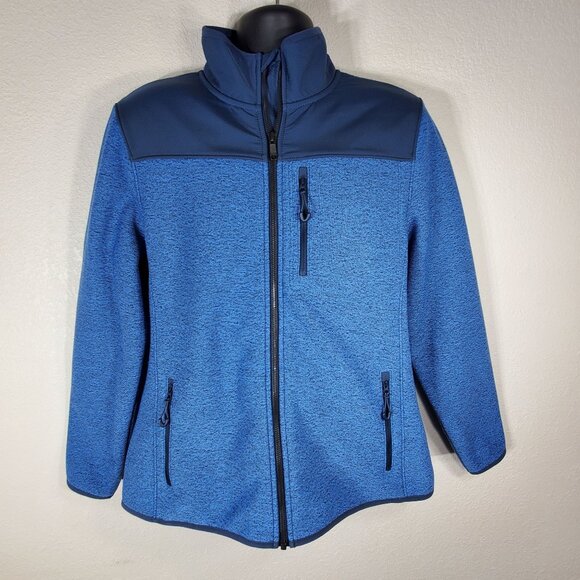 World Wide Sportsman Jackets & Blazers - World Wide Sportsman Echo Windproof Blue Full-Zip Jacket Womans Large